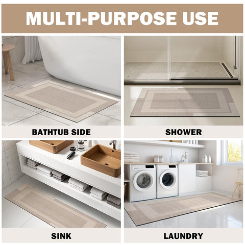 YDKGL pet-friendly bath mat suitable for households with pets.