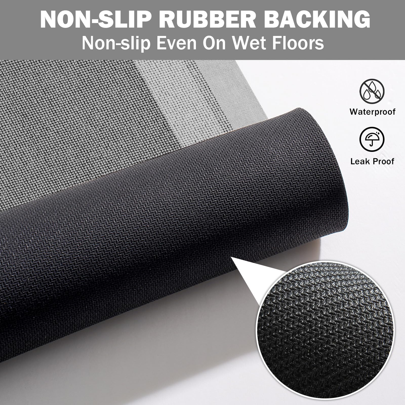 YDKGL quick-dry mat absorbs moisture fast for a dry bathroom.
