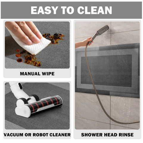 YDKGL thin rug maintains door clearance while staying in place