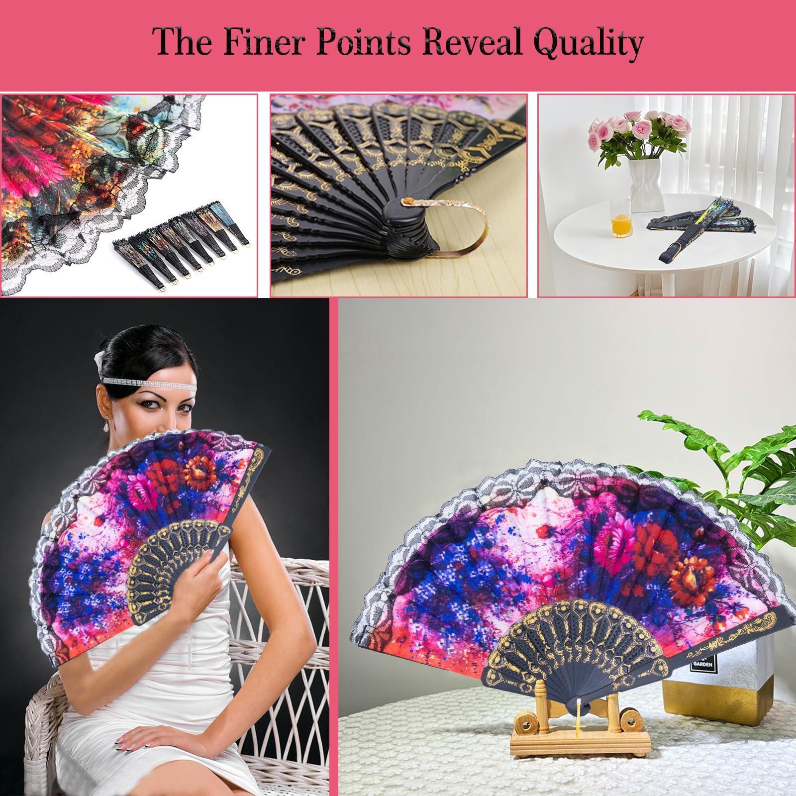 YeahClub lightweight fan ideal for parties and performances.