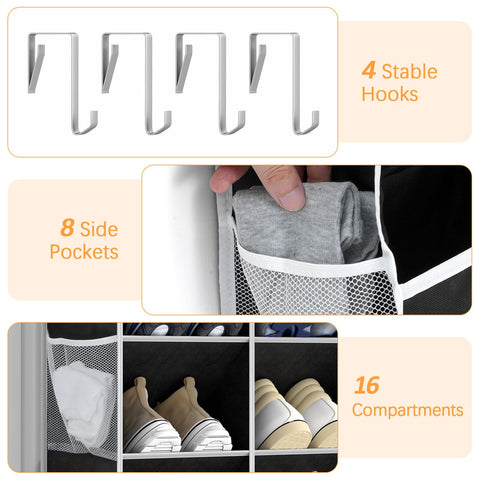 Yecaye 45-degree slope design keeps shoes accessible and tidy