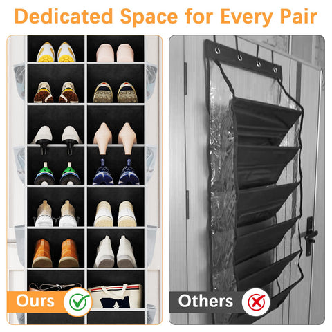 Yecaye behind-door attachment showing simple tool-free setup