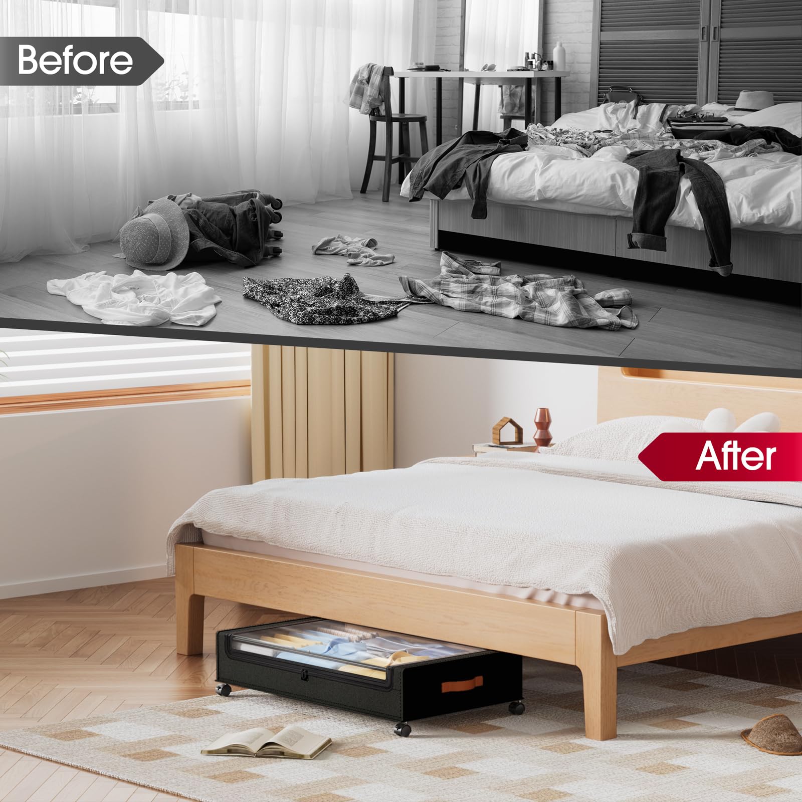 Yecaye easy installation; quick setup for dorms and small spaces.