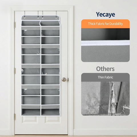 Yecaye 20-inch width maximizes behind-door storage space