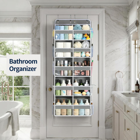 Yecaye organizer in bathroom storage for toiletries and towels