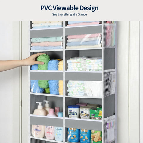Yecaye organizer with clear window enabling quick item identification