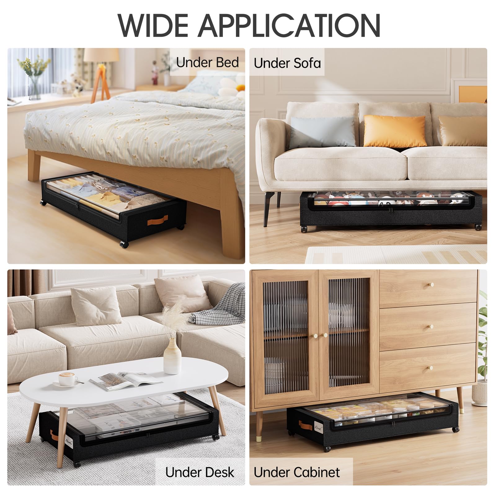 Yecaye 600D Oxford fabric and sturdy frame provide durability for heavy items.
