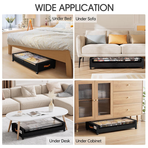 Yecaye 600D Oxford fabric and sturdy frame provide durability for heavy items.