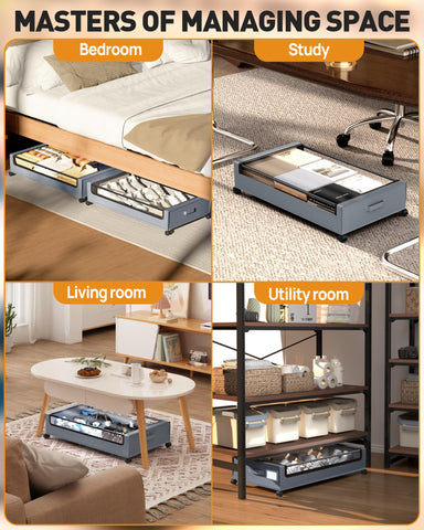 YEEBONIX metal bottom rods support heavy items up to 90 lb.