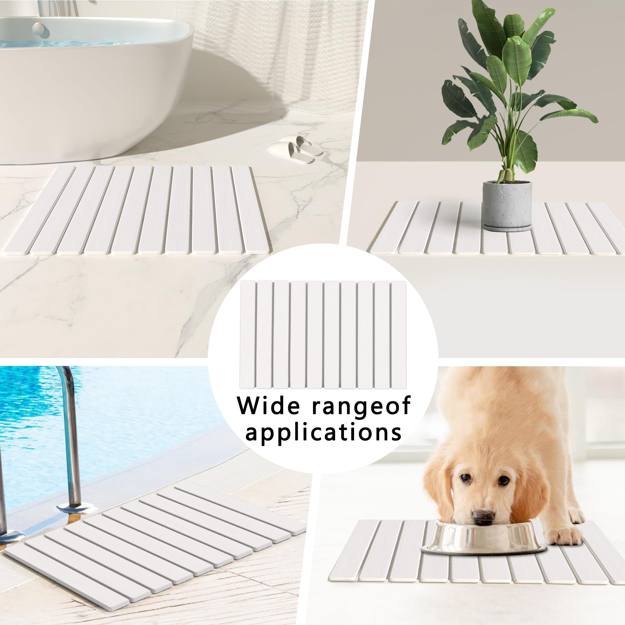 YEECOPON 60x39 cm mat protects floors under wet conditions.
