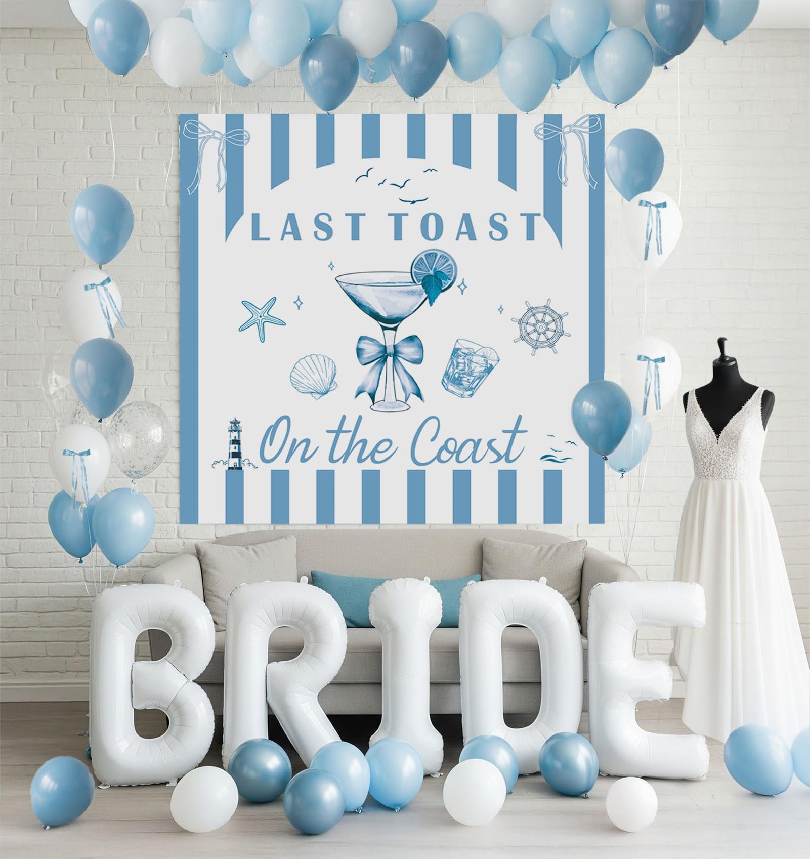 yeewaka Complete bachelorette decor kit provides everything for a coordinated setup.