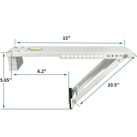 Yehchi AC bracket installed indoors for safe, easy setup without exterior work.