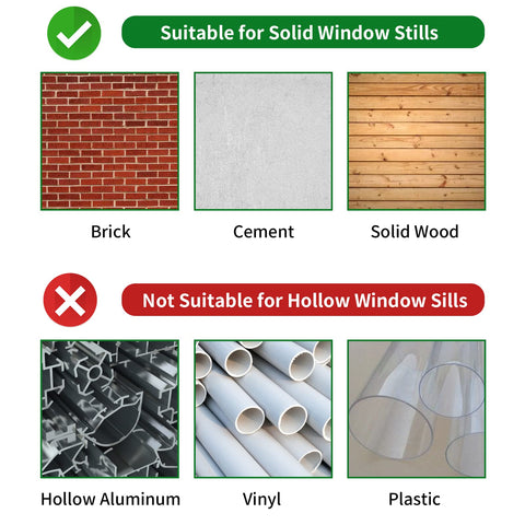 Yehchi window bracket features a built-in bubble level for accurate alignment.