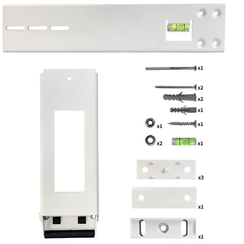 Yehchi window bracket includes hardware and instructions for easy setup.