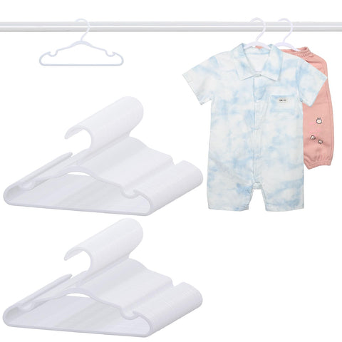 YeJieYJ 11-42-inch baby hangers with non-slip shoulders for infant wardrobe.