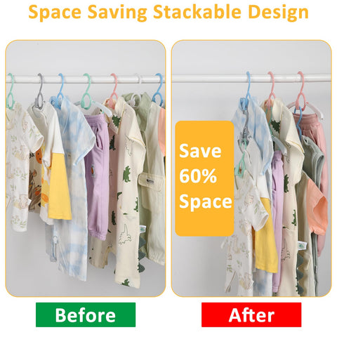 YeJieYJ baby hanger bottom clips hold small items securely.