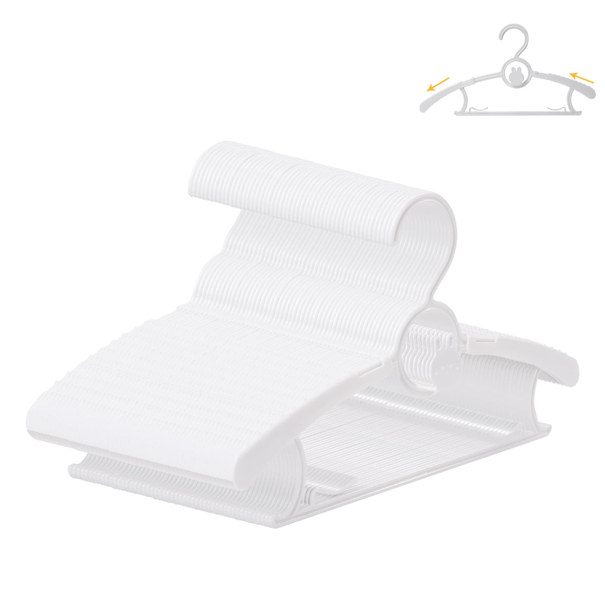YeJieYJ baby hangers with adjustable 11-14 inch design for growing children.