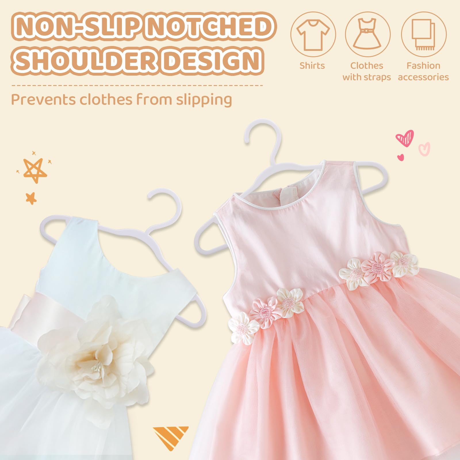 YeJieYJ kids non-slip hangers prevent clothes from sliding