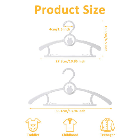 YeJieYJ non-slip kids hanger prevents slipping and keeps outfits wrinkle-free.