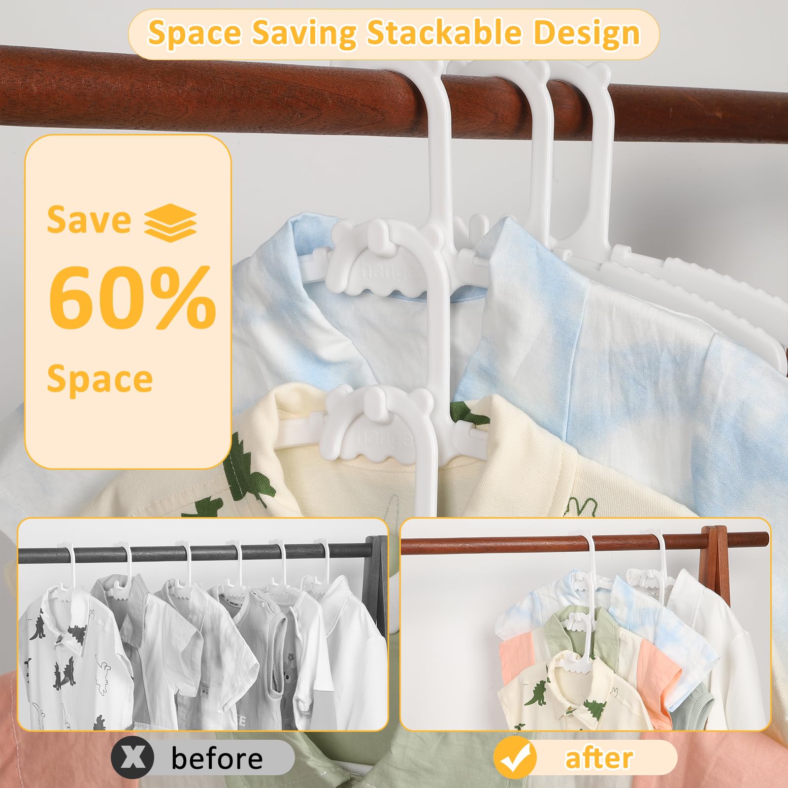 YeJieYJ double-side hooks for pants and tops, plus quick-drying clips.