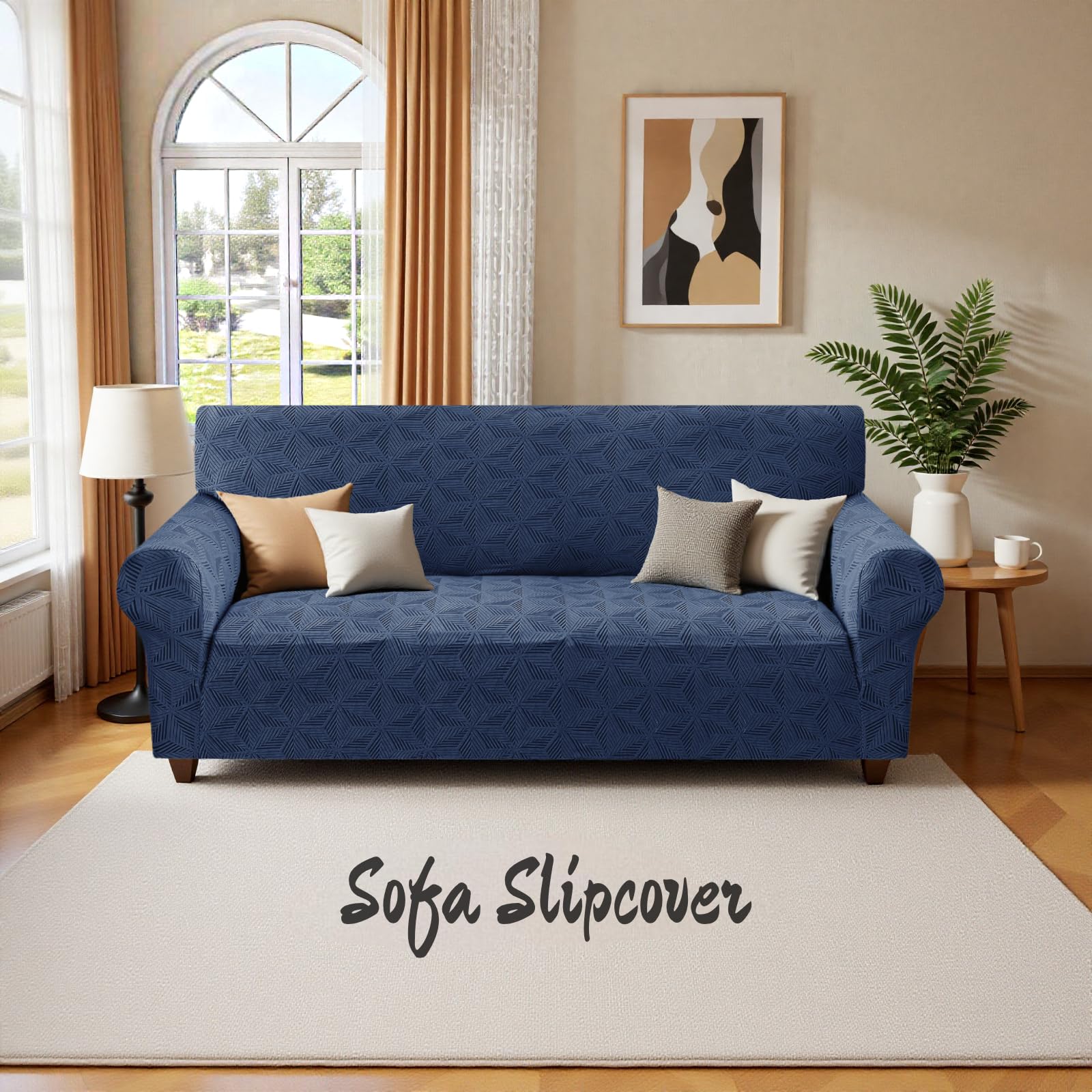 YEMYHOM machine-washable slipcover care for repeated cleaning and color retention