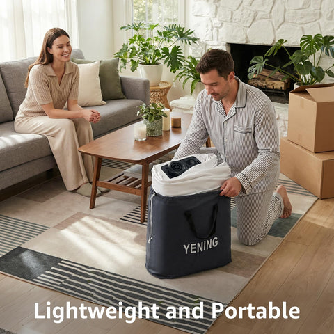 YENING reinforced seams reduce air leaks for a secure night's sleep