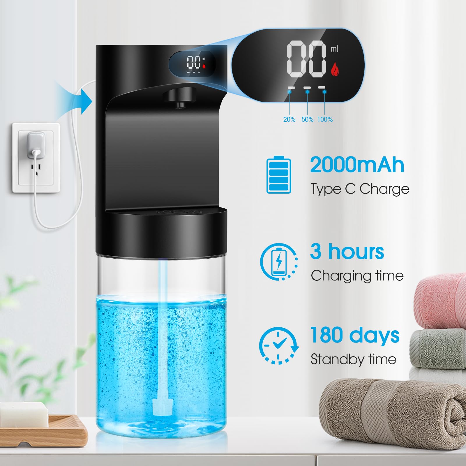 YenLove 600ml tank visible for easy refills and monitoring