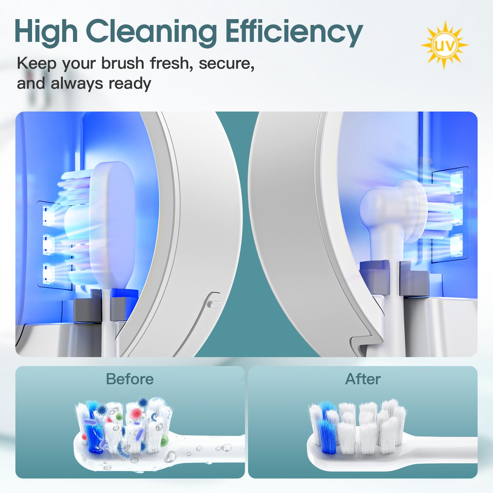 YenLove travel mode UV cleaning with 100-second cycle for on-the-go use.