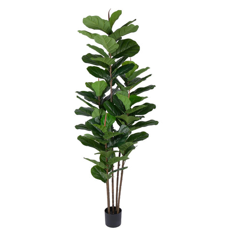 Yepdin 6ft faux fig tree living room display enhances greenery effortlessly.
