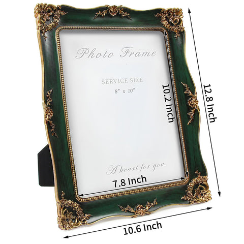 YEPOTUE vintage frame back velvet panel adds luxurious texture for premium presentation on shelf.