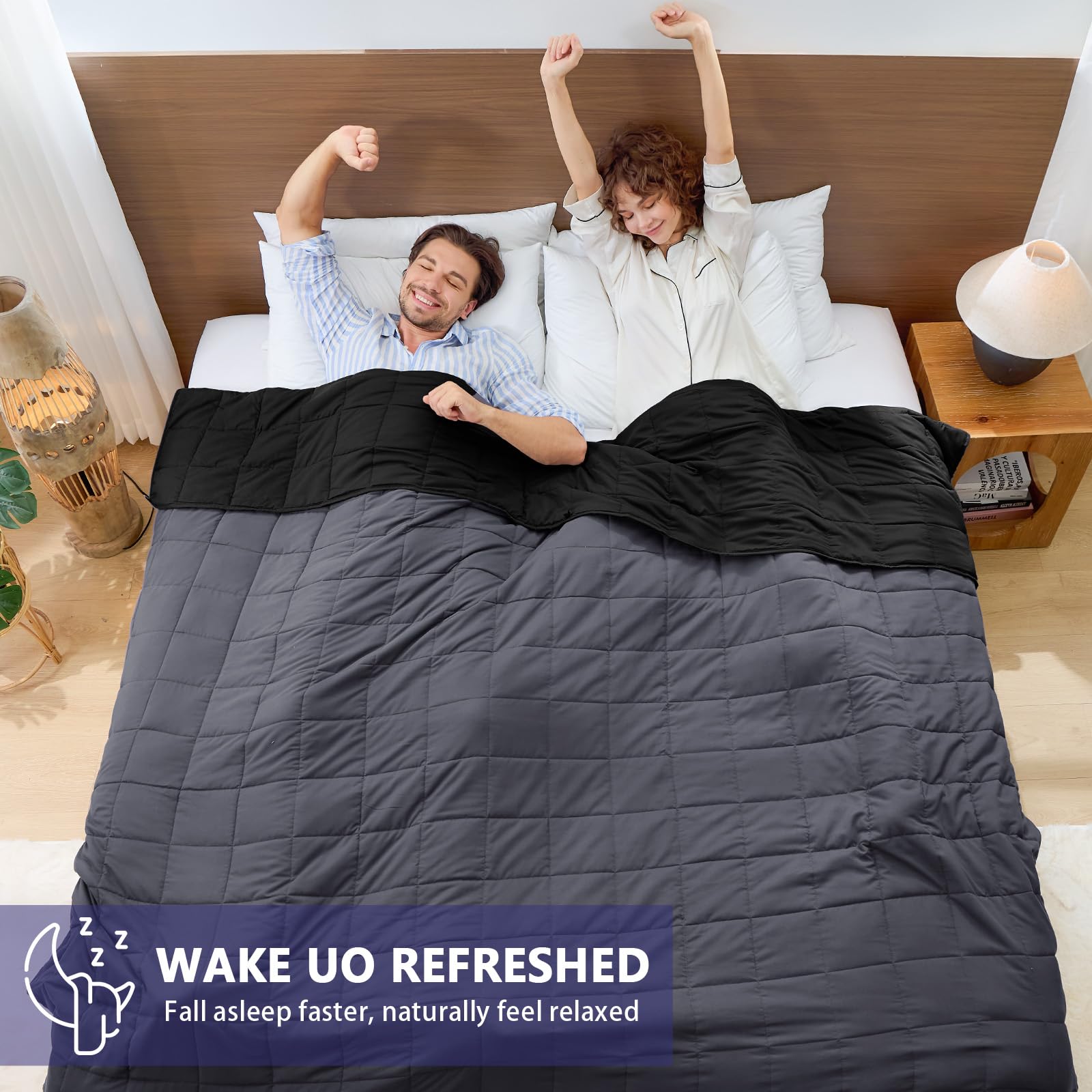 Yescool beads stay evenly distributed for quiet, undisturbed sleep.