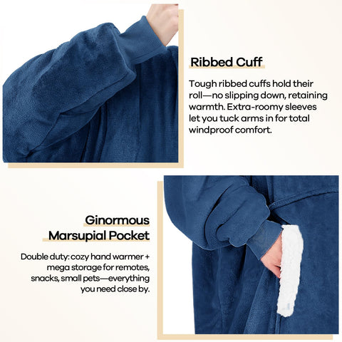 Yescool hexagonal front pocket design keeps hands warm and essentials close.