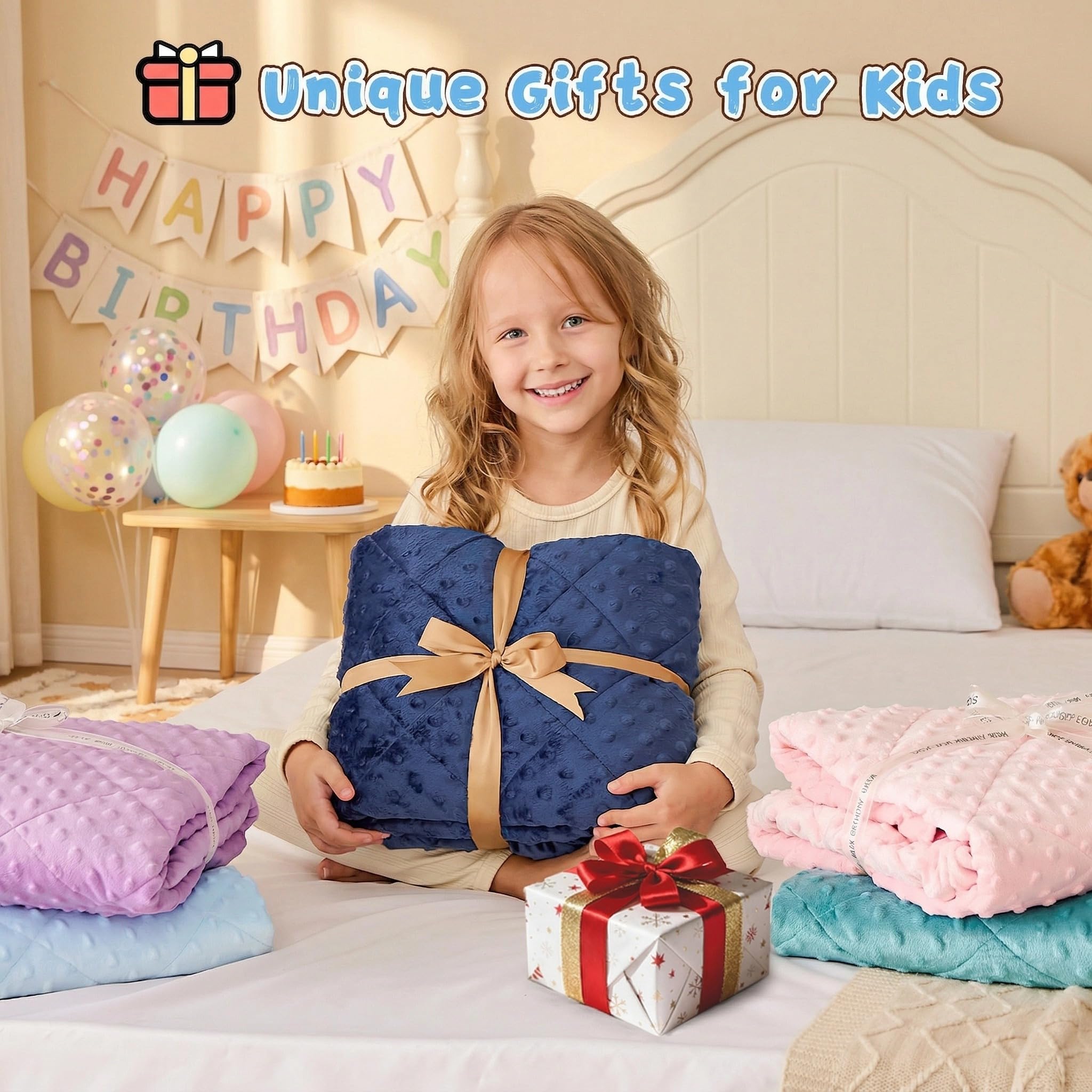 YesCool minky dot fabric feels soft and cozy for bedtime