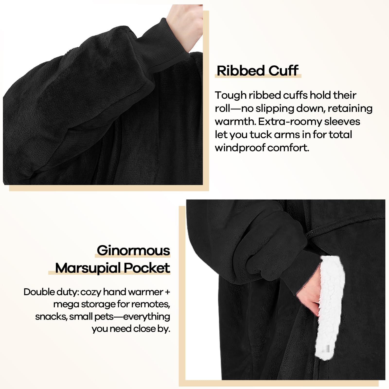 Yescool blanket hoodie outdoors near a campfire highlighting portable warmth.