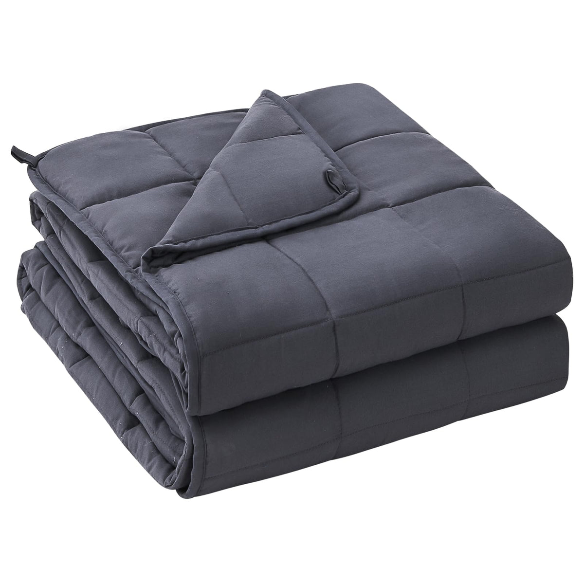 Yescool weighted blanket on bed top for deep, comforting coverage