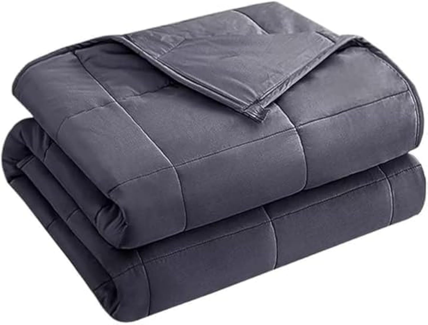 Yescool weighted blanket adults on a queen bed for balanced coverage