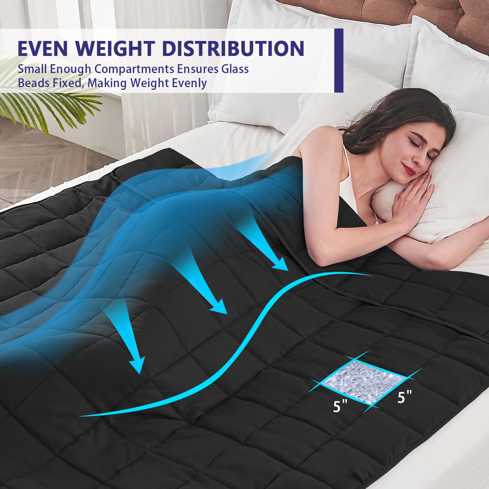 Yescool blanket breathable weave for cooling comfort through the night
