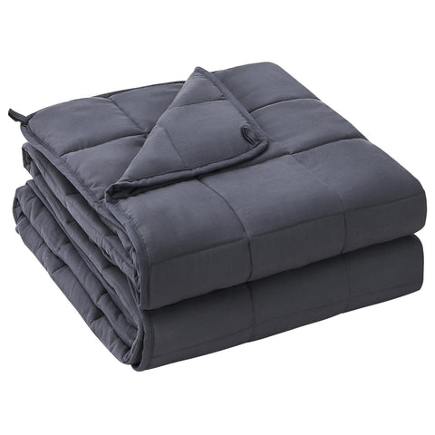 Yescool weighted blanket glass bead close-up showing even weight distribution