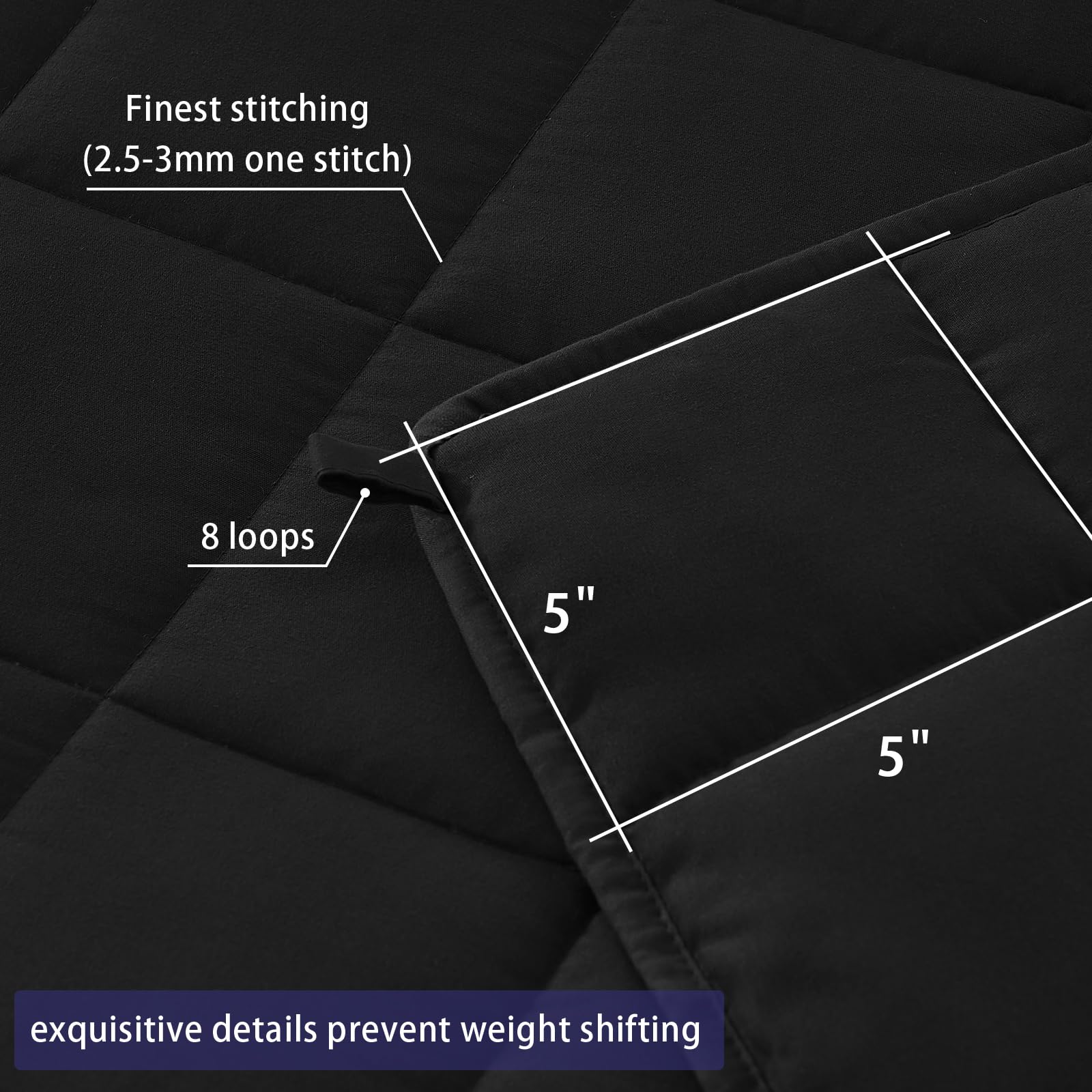 Care label of Yescool blanket indicating machine washable cold cycle