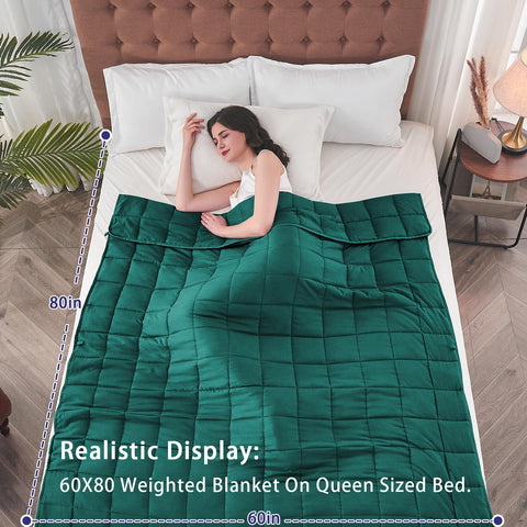YesCool blanket close-up highlights 5x5 compartments and tight stitching for durability