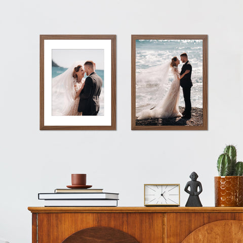 YESKAY 16x20 wooden frame without mat highlights a bold poster in a clean setup.