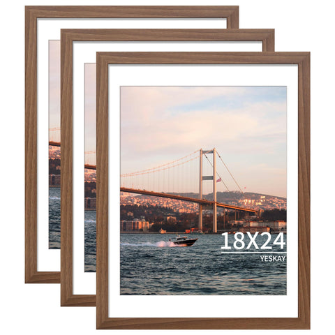 YESKAY 18x24 frame with mat highlights 16x20 photos for a clean display
