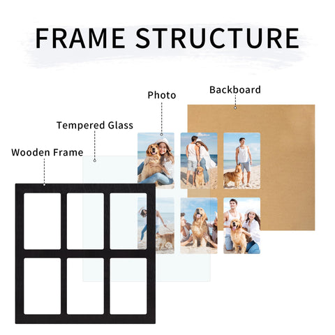 YESKAY back with rotating latch simplifying photo insertion.