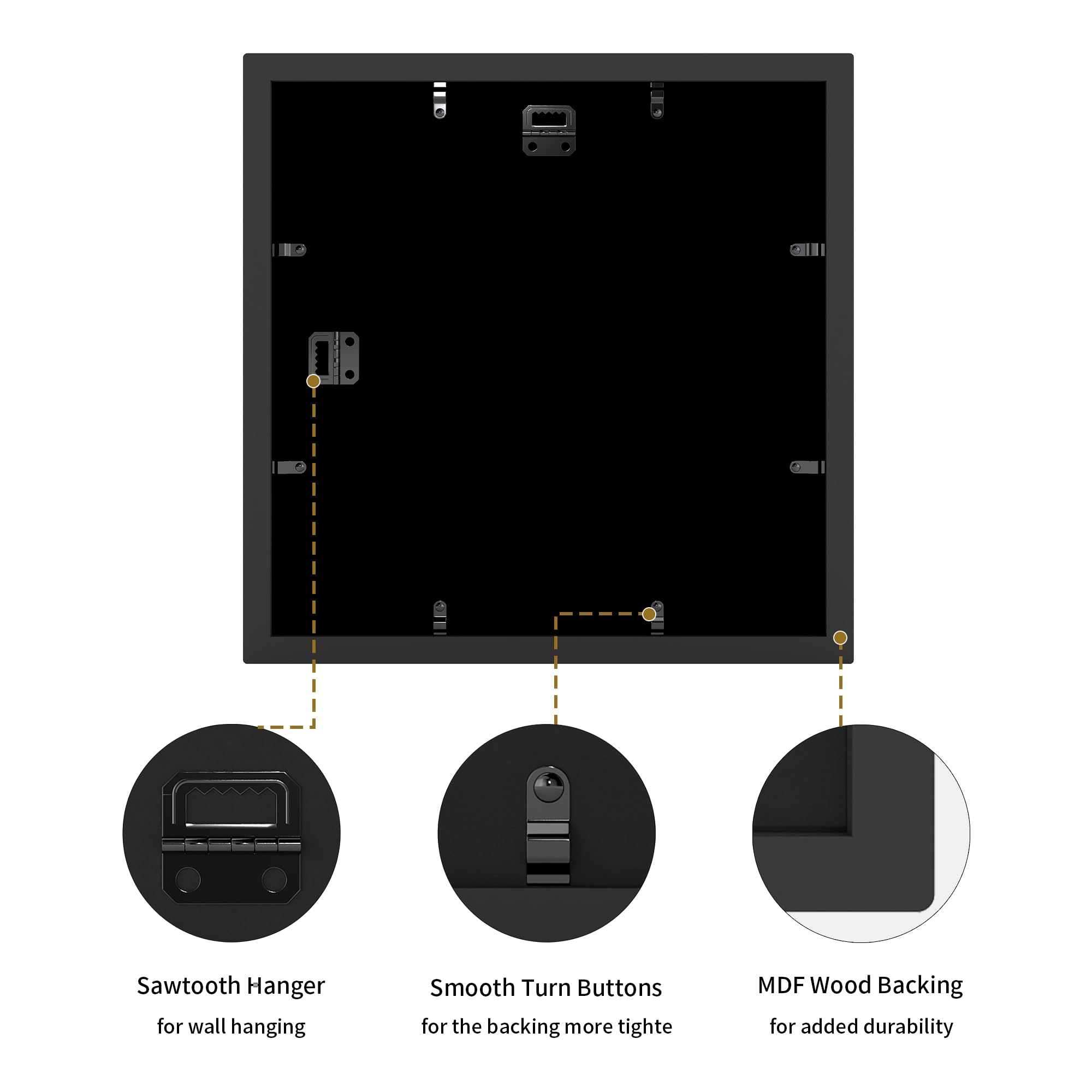 YESKAY supports horizontal and vertical hanging for flexible display.