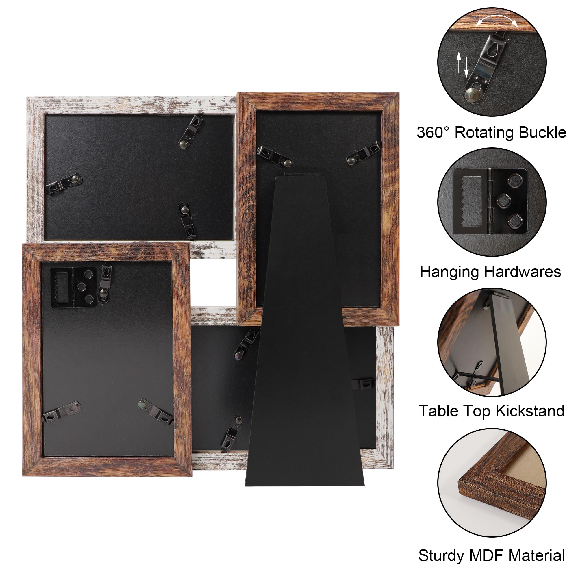 Yeskay frame keeps photos secure with 0.5-inch smaller openings to prevent slipping