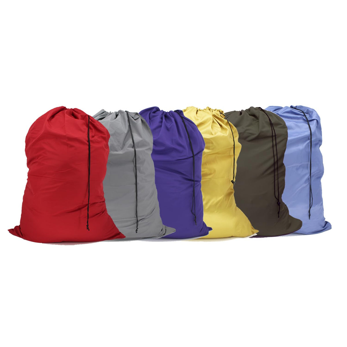 YETHAN extra large laundry bag folded compactly for storage.