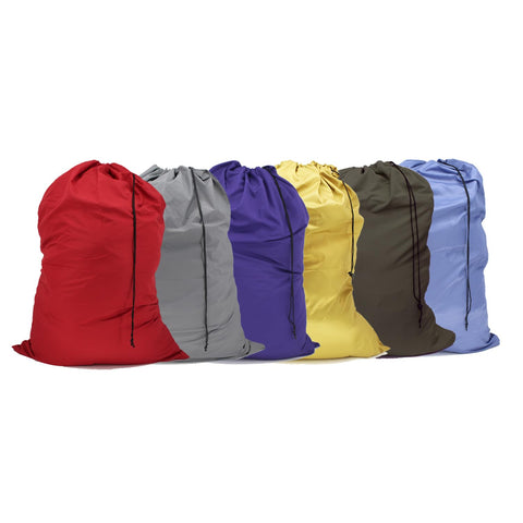 YETHAN extra large laundry bag folded compactly for storage.