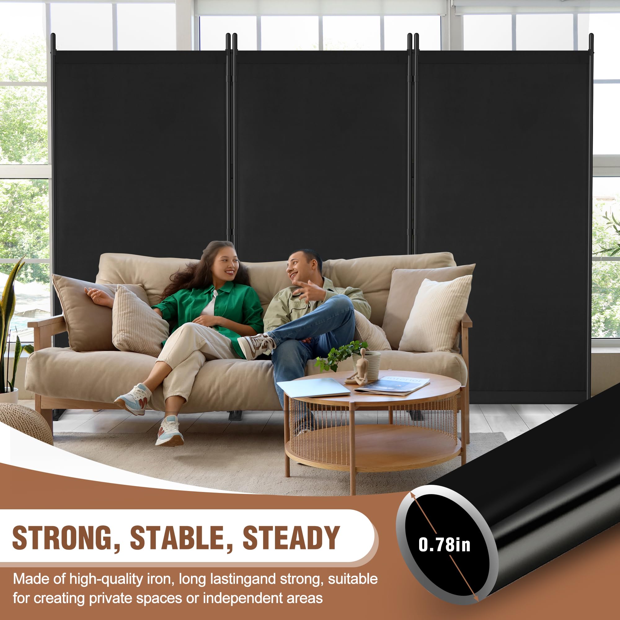 Yettsoy easy-install folding design allows quick setup and removal
