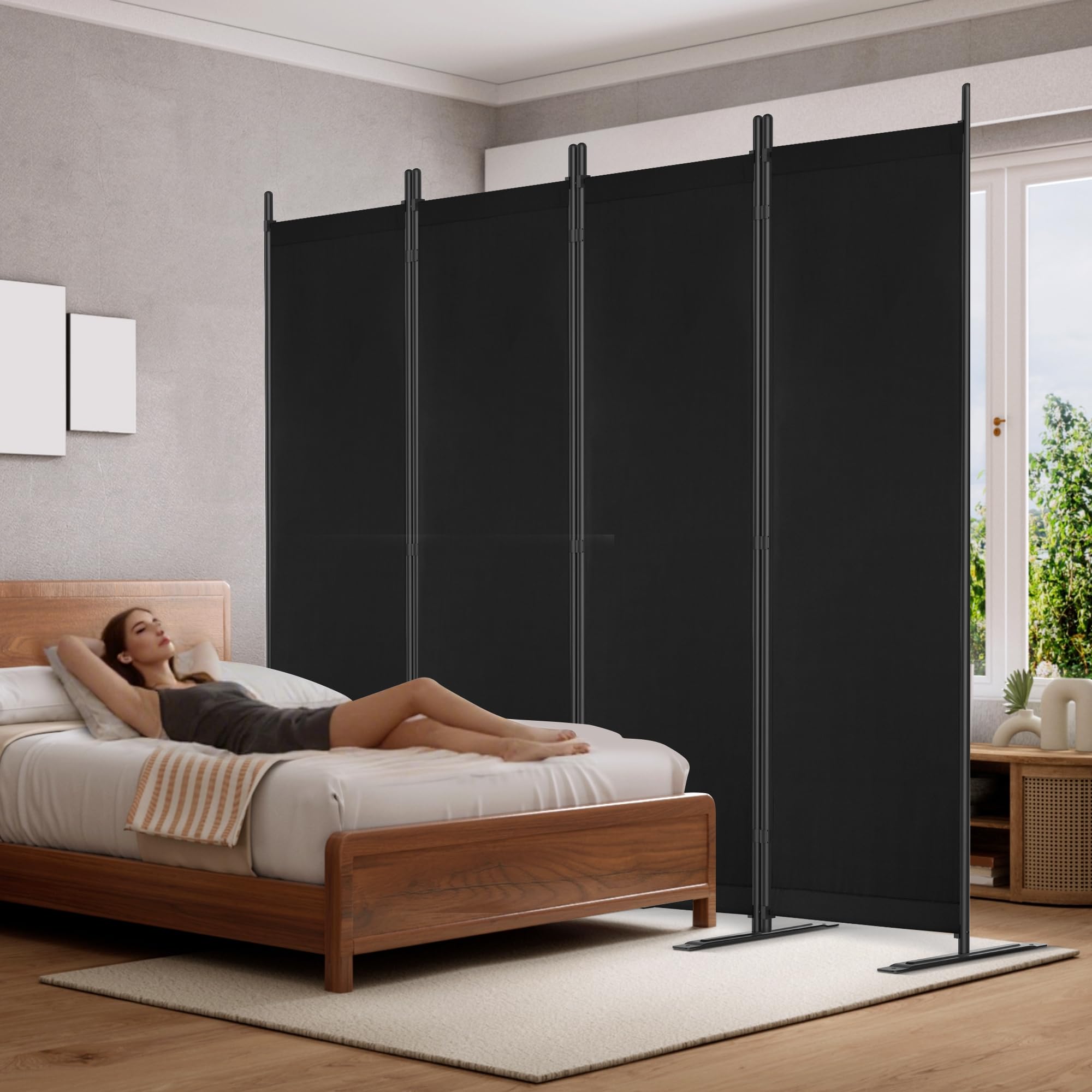 Yettsoy polyester panel divider resists wear and is easy to wipe.