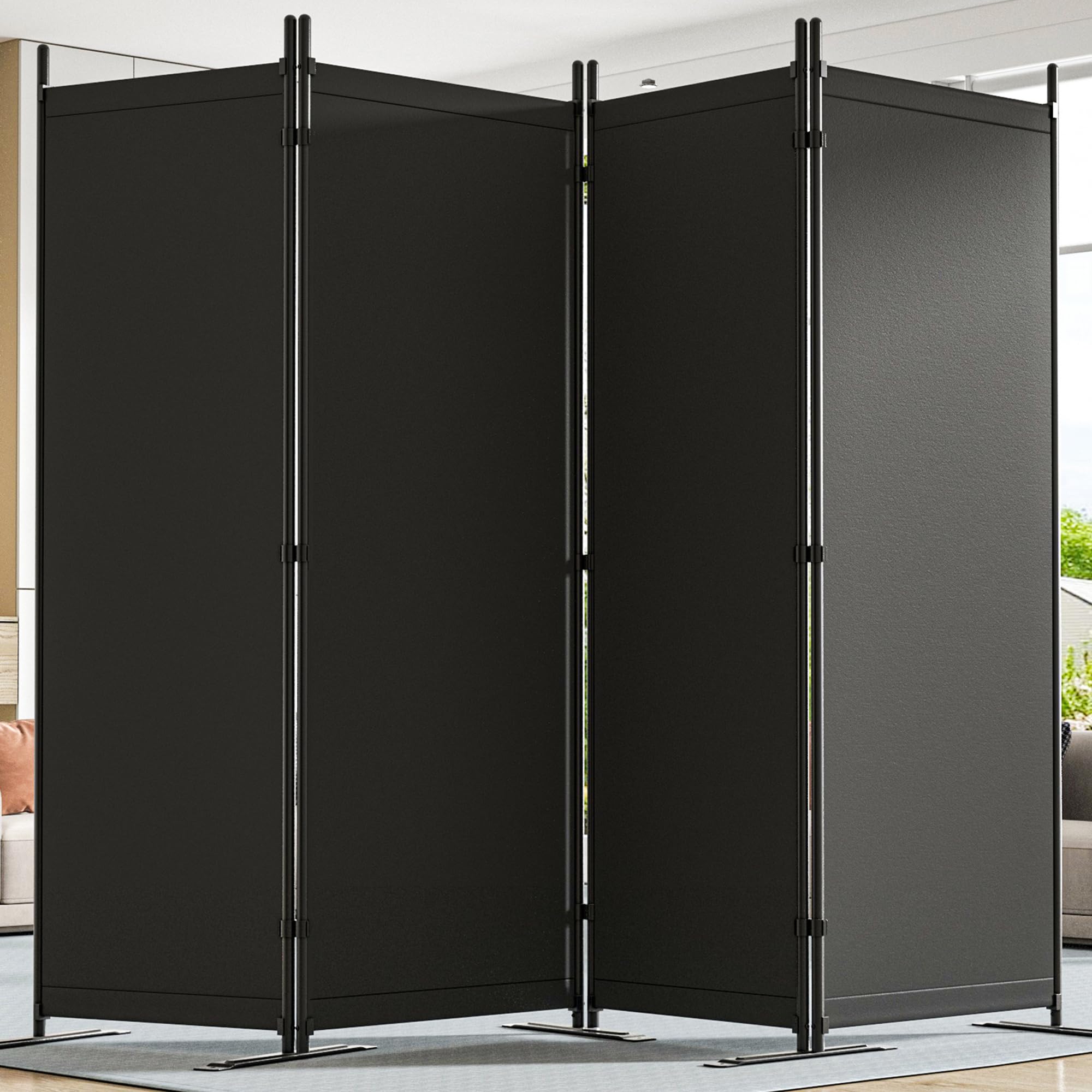 Yettsoy room divider 6ft tall privacy screen for dorms and home offices.